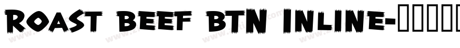Roast Beef BTN Inline字体转换